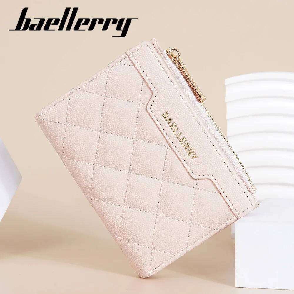 Baellerry Cute Small Purse for Women 2025 - PU Zipper Coin Pouch with Wristlet, Travel Mini Card Holder Y260206