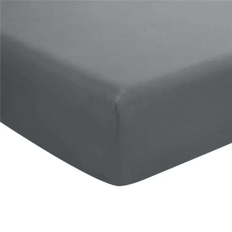 Embroidery Brushed 3/4 Pieces Bed Flat Fitted Sheet Pillowcase Bedding Set for Twin Full Queen King Pillow Sham Soft XJ260206