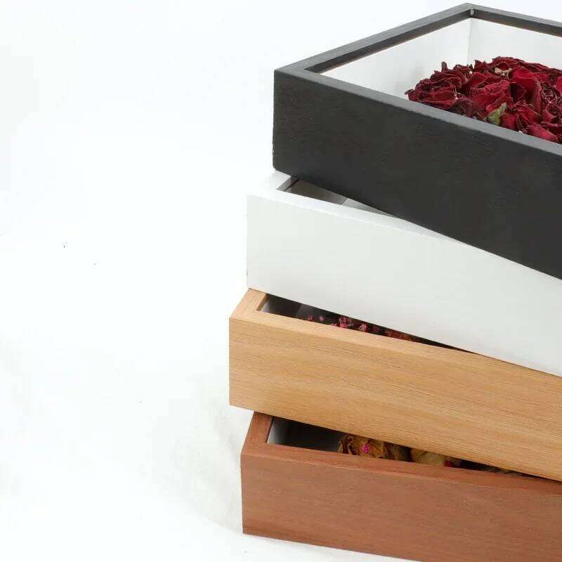 2pcs 3d Photo Frames Wooden Picture Frame Depth 5cm Nordic Shadow Box Dried Flower Specimens Holder Handmade DIY Gift Home Decor S260205