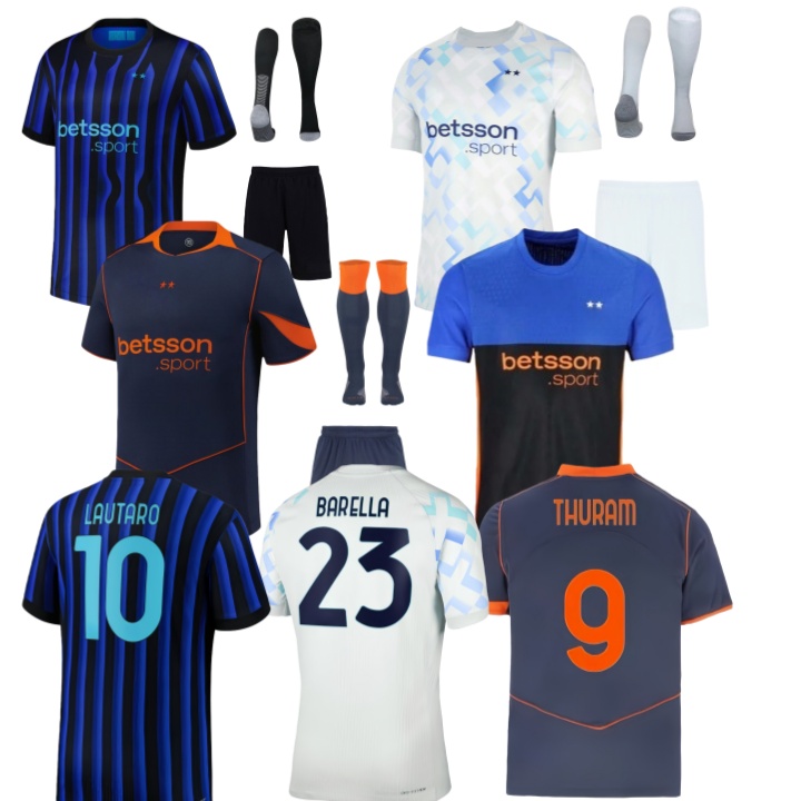 IntERS 2025 26 milansjersey LAUTARO BARELLA soccer jerseys TAREMI CORREA THURAM DZEKO ASLLANI DI MARCO DUMFRIES BROZOVIC fans players football shirt mens kids kit