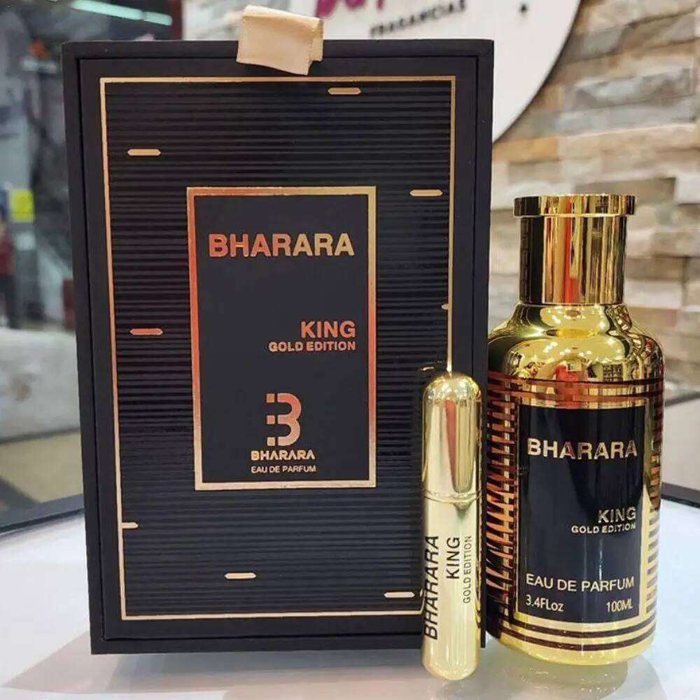 Original Arab Perfumes Bharara King Gold Long-lasting Fragrance MEN's Cologne Eau De Parfum Spray For Man H260206