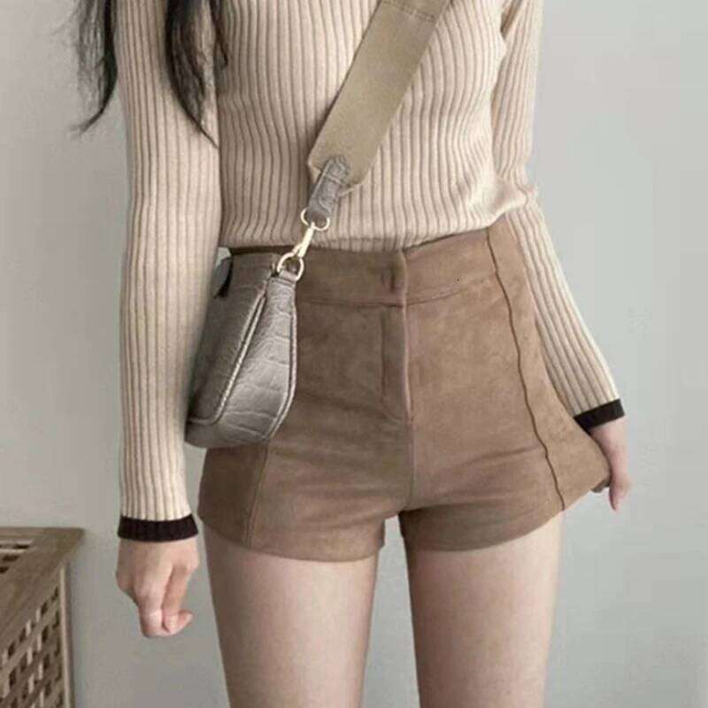 Skinny Shorts Women Elasticity High Waisted Hot Girls Sexy Trouser European Y2k Clothes Fashion Streetwear Hip Hop Minimalist XJ260206