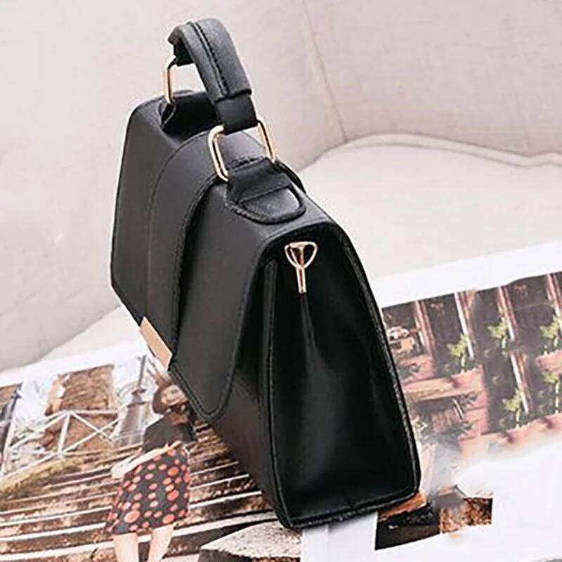 Hot Sale Flap Sling Shoulder Bags for Women Solid Color Crossbody Messenger Bag Purse Female Leather Handbag Pocket Y260205