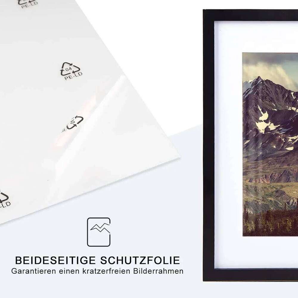 Natural Wooden Picture Frames Classic For Wall Hanging With Plexiglass 9X13 10X15 13X18cm Pictures Frame Photo Decor S260205