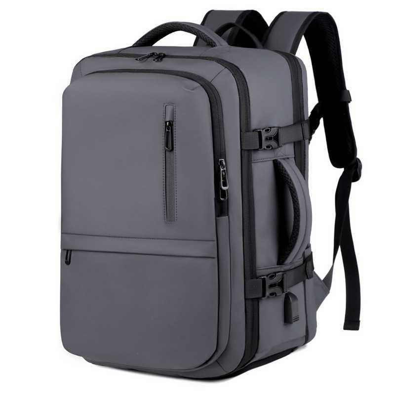 Men's Fashion Backpack Large Capacity Expandable Business Backpack USB Charging Laptop Backpack
