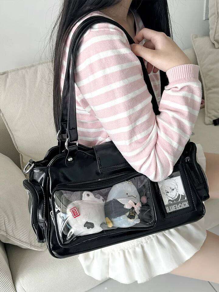 Original Daily underarm Versatile Messenger bags Transparent Bag for Female handbag designer bag Y260205