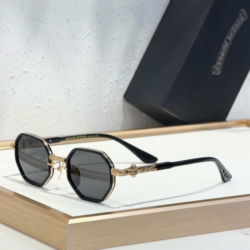 New Chrome TATTERS Sunglasses TOP Quality Designer Sunglasses for Men Women Luxury Polygons Metal Frame Fashion Classic Eyewear UV400 With Box and Case Size 48-24-150