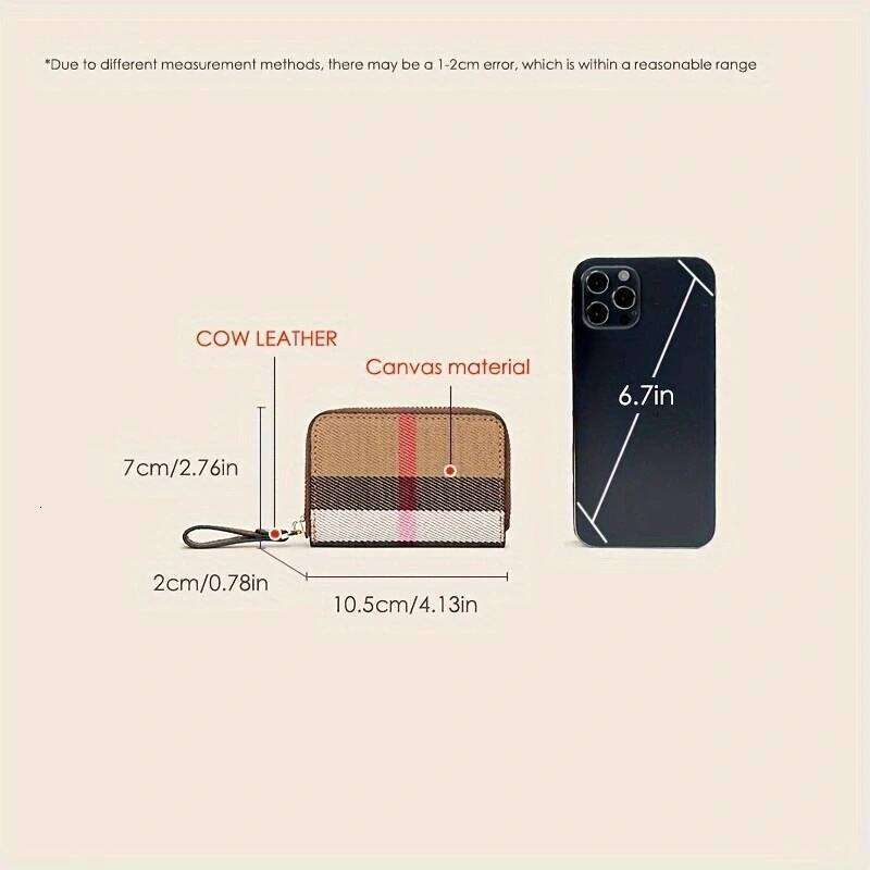 Vintage Anti-ScanRfid Anti-Theft Credit Holder Women's Wallet Multi-Layer Id and Bank Card Slots Compact Coin Storage Bag Portable Anti-Degaussin