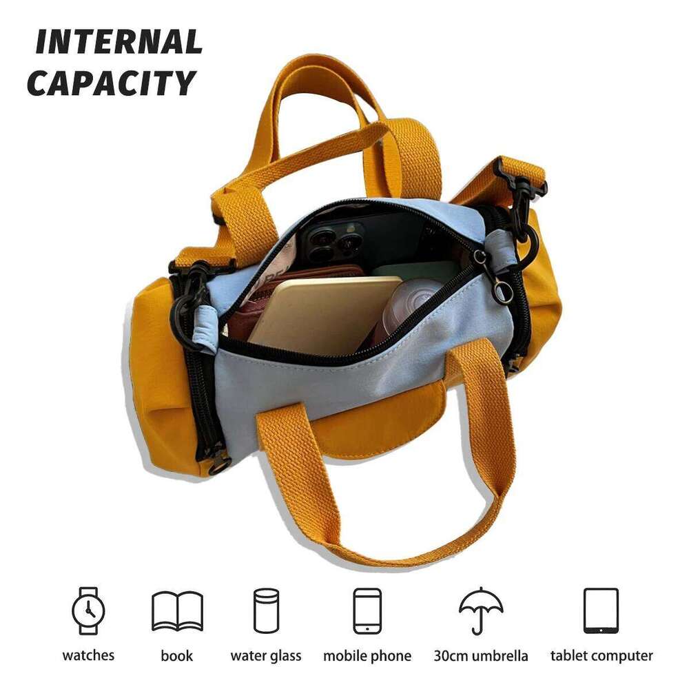 Toast Women's New Summer Yoga Versatile Water-Repellent Shoulder Crossbody Men's Fashion Commuter Class Bag Travel Outdoor Sports Backpack X