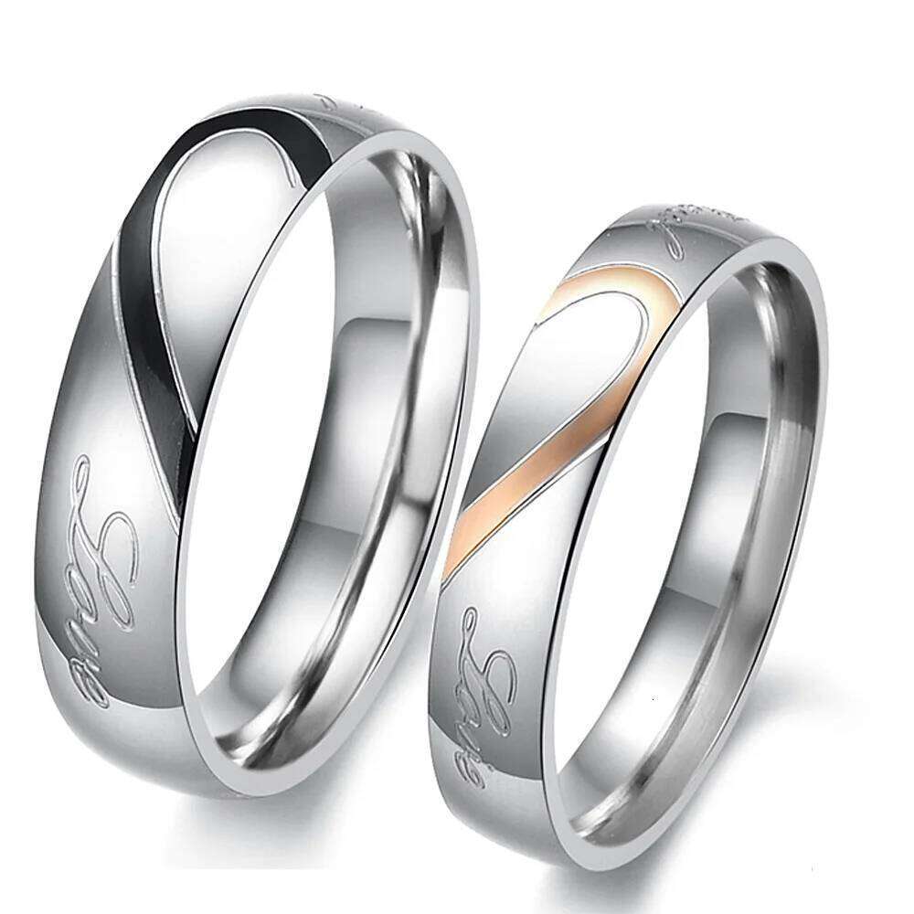 Fashion Jewelry Unisex Solid Polished Stainless Steel Girl Women men Lover Couples Rings US size 5 6 7 8 9 10 11 12 13 14 15 W260206