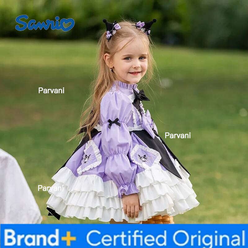 Sanrio Baby Girls Spring Lolita Dress for Birthday Easter Party Clothes Children Spanish Dresses Infants Turkish Boutique Ball Gowns H260206 - view 4