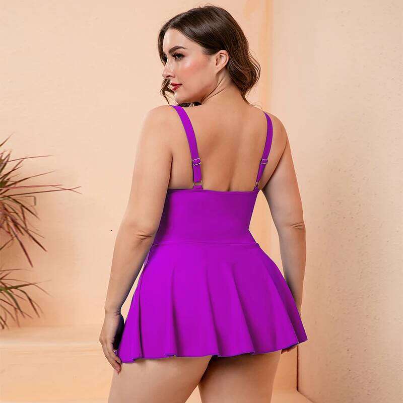 Large Size Tankinis Women's Swimsuit 2025 Stylish New Bikini Set Swimwear for Women Sexy Swim Bathing Suits Swimming Chubby XJ260206