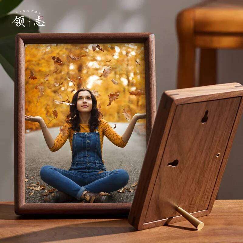 Modern Solid Wood Photo Mortise and Tenon Joint Design Advanced Mini Picture Frame Room Wall Home Decor Porta Retrato FYPF S260205