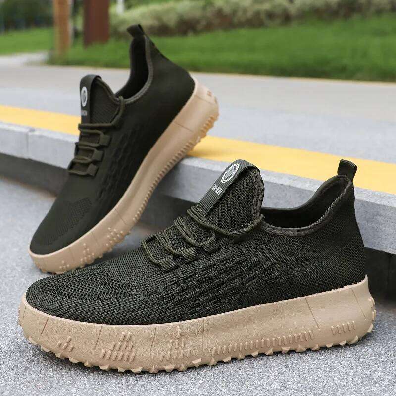 New men's running breathable lightweight walking soft and casual sports sale shoes with free shipping