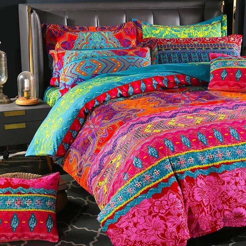 Bohemian Style Duvet Cover Sets Single/Twin/Queen/King Size XJ260206