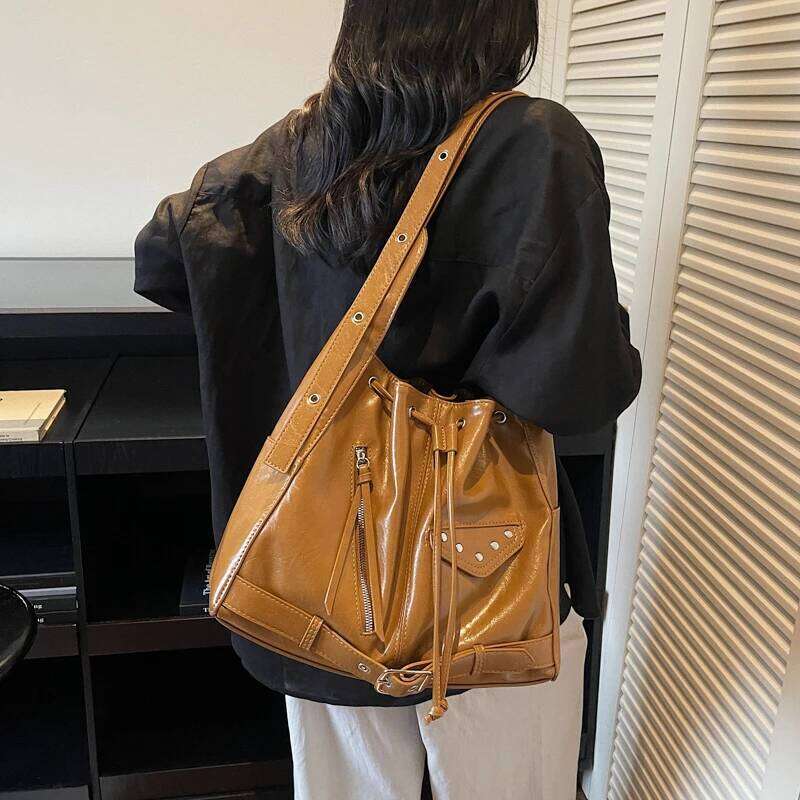 Womens Luxury Leather Classic Fashion Crossbody Designer Shoulder Stylish Tote Bag Elegant Handbag For Daily Modern Dressing Y260205