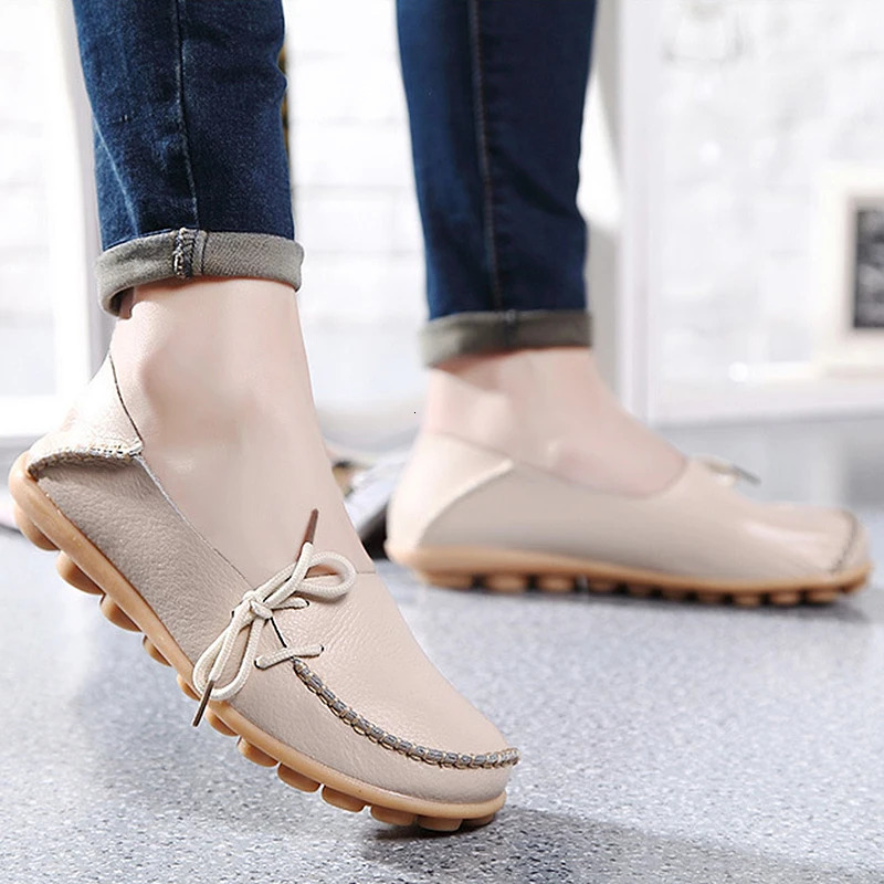 Women Flats Sell Colourful Leather Women Loafers Ballet Pointed Toe Flats Ladies Shoes Loafers Plus Size 44 Zapatos De Mujer 260124