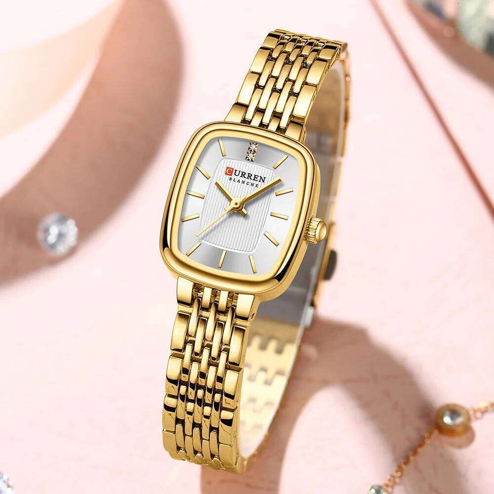 CURREN New Fashion Stainless Steel Date Women Watches Casual 30M Waterproof Girl Ladies Wristwatch Female Clock Relogio Feminino Z260206