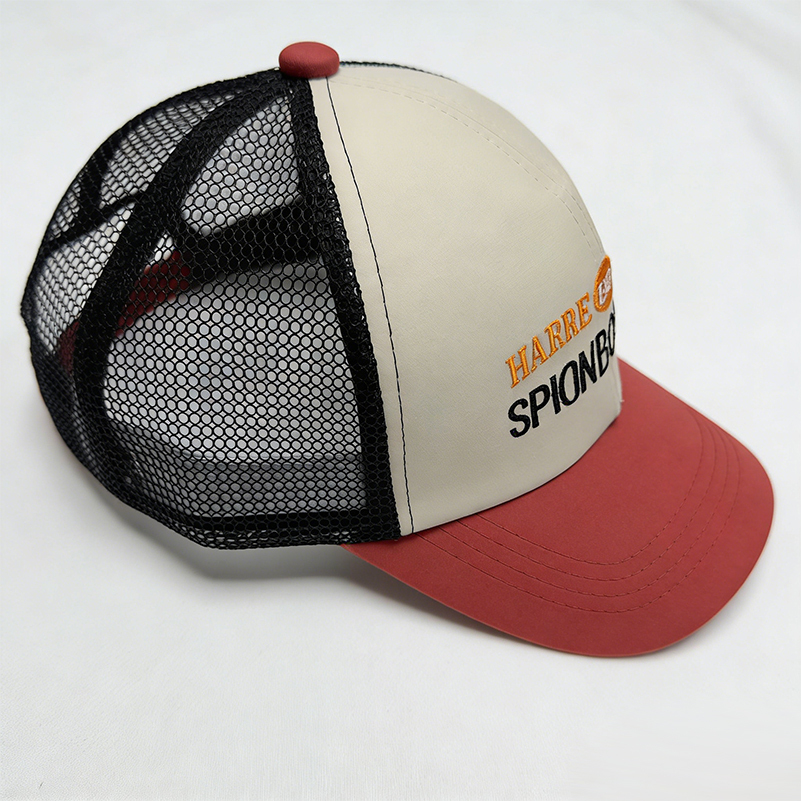 Men's Women's Skateboard Style Trucker Cap Embroidery Mesh Adjustable Curved Brim Hat