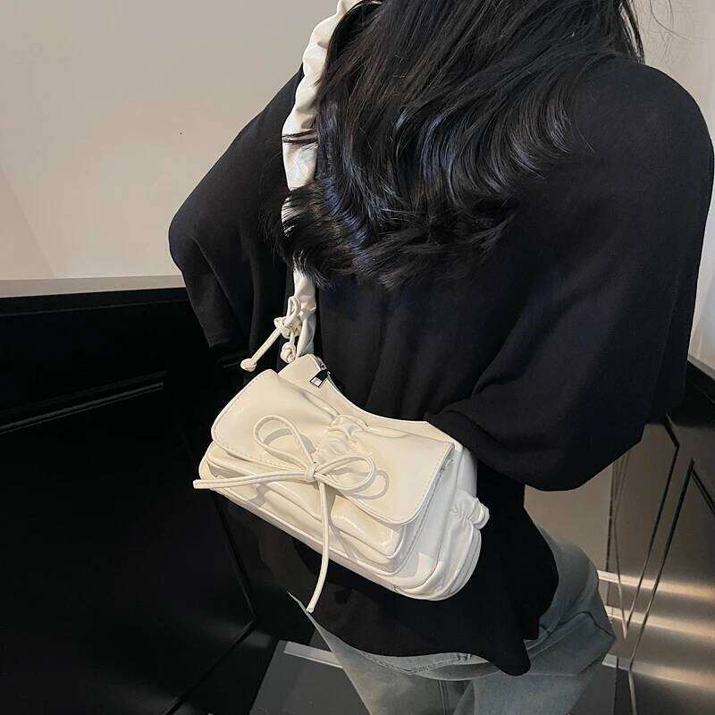 Glossy Sense of Luxury PU Solid Shoulder High Quality Fashion Popularity Fresh Exquisite Crossbody Bags for Women 2025 New Y260205