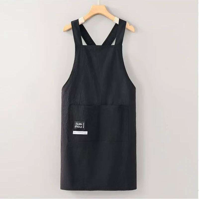 New Korean Household Kitchen Adult Waist Apron Waterproof Oil Resistant Cooking Chef Workwear for Catering Waiter Work Clothes S260205 ade