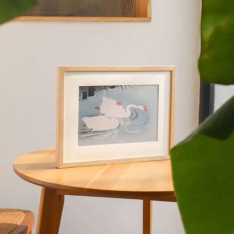 Premium Solid Wood Picture Wall Mount High-Quality Photo Elegant Artwork Display Frame for Home Dcor S260205