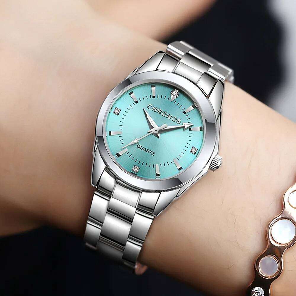 CHRONOS Elegant Women Watches Luxury Ladies Fashion Girls Wristwatch Quartz Movement Stainless Steel Gift for Female Girlfriend Z260206