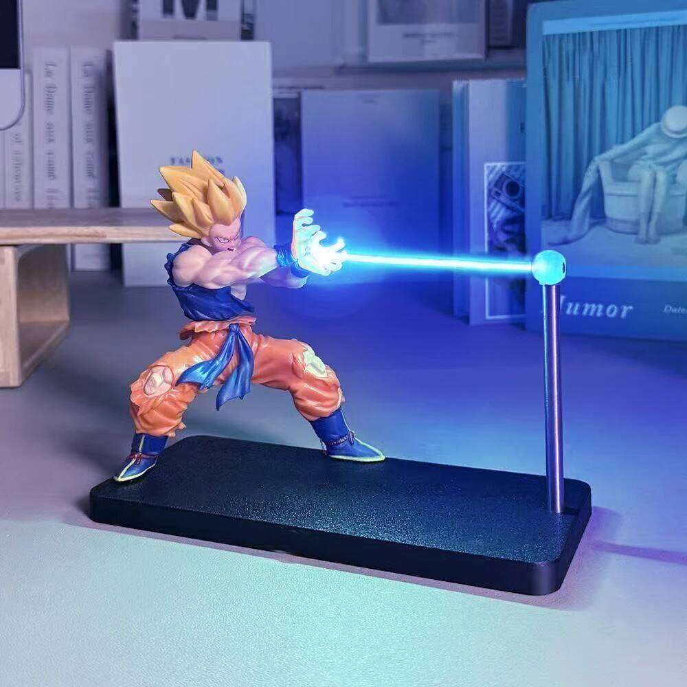 Vegeta Super Saiyan Magnetic Night Light Dragon Ball Z Anime Figure Kids Christmas Birthday Gift Study Goku Ambient Light C260205 - view 6