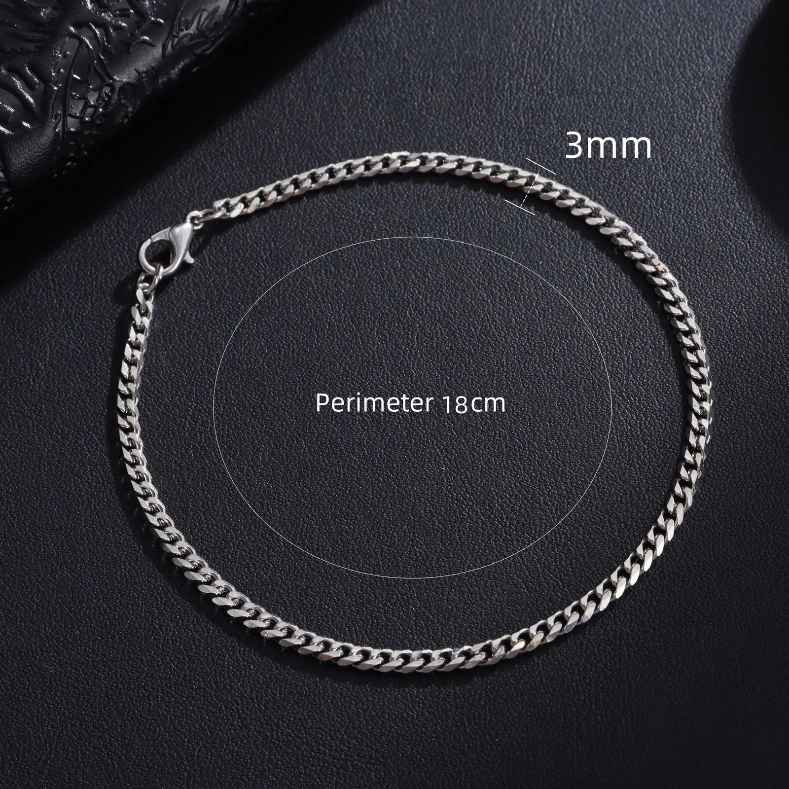 Trendy Cuban Chain Men Bracelet Classic Stainless Steel 3579mm Width Chain Bracelet For Men Women Jewelry Gift 260120
