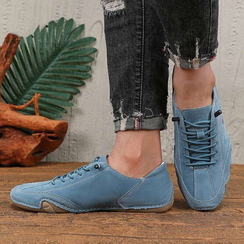 Men's Industrial Retro Style Boots Breathable Comfortable Lightweight Suitable for Outdoor Walking Daily Commuting Flat Shoes