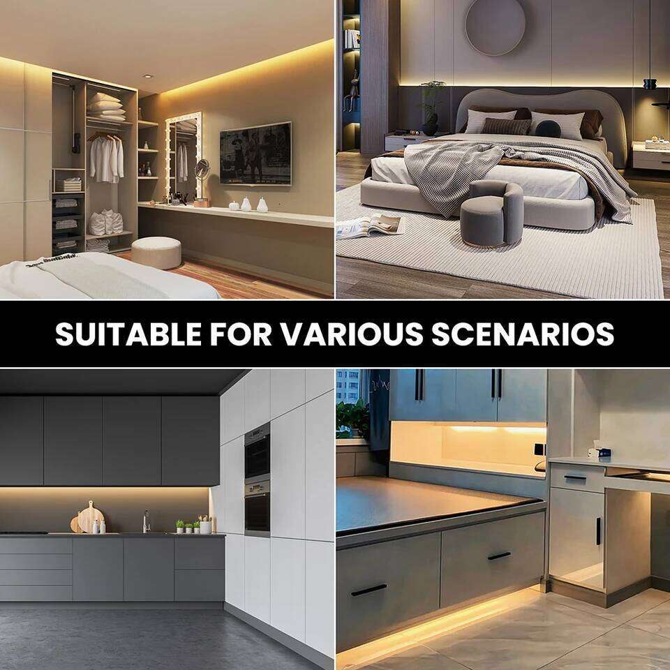 3mm 5mm 8mm PCB COB LED Strip Light 5V 12V 24V 320LEDs/m High Brightness Flexible Tape Warm Natural White Red Green Blue 0.5m 5m Z260206