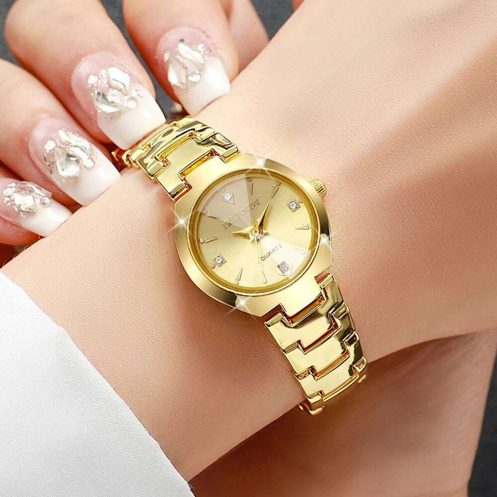 Luxury Women Watches Fashion Small Dial Quartz Watch Ladies Calendar Wristwatches Reloj MujerWithout Box Z260206
