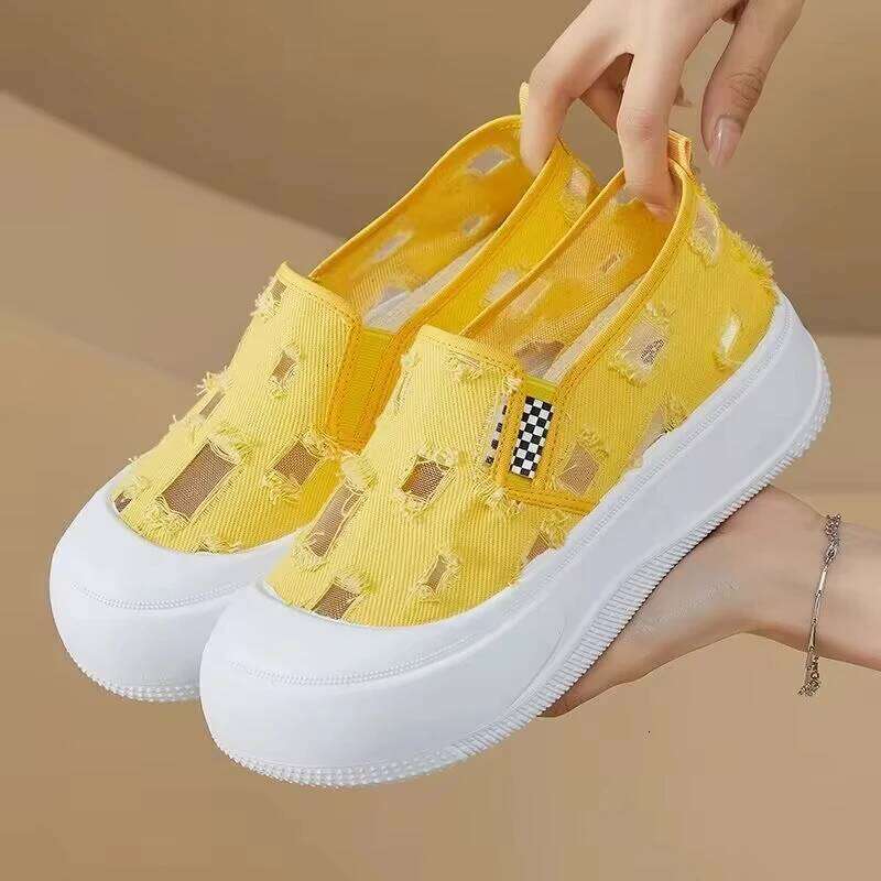 Women'S Summer 2025 Sale Breathable Sneakers For Women Mesh Fabric Woman Free Shippiing Shoes