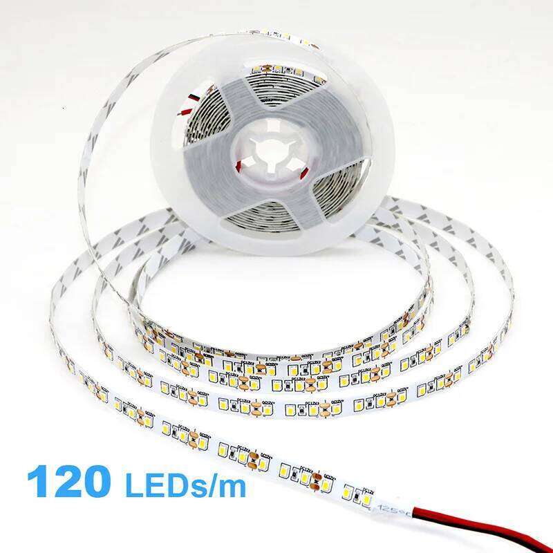 2835 5M 300 600 1200LEDs LED DC12V 24V 120LEDs/m Home Waterproof IP65 Strip Flexible And Cuttable Soft Lamp Bar Z260206