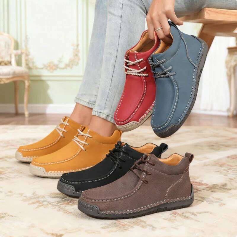 Women's Moccasins Comfortable Slip on Casual Flats Wear-resistant Lightweight Outdoor Loafers Womens Walking Shoes