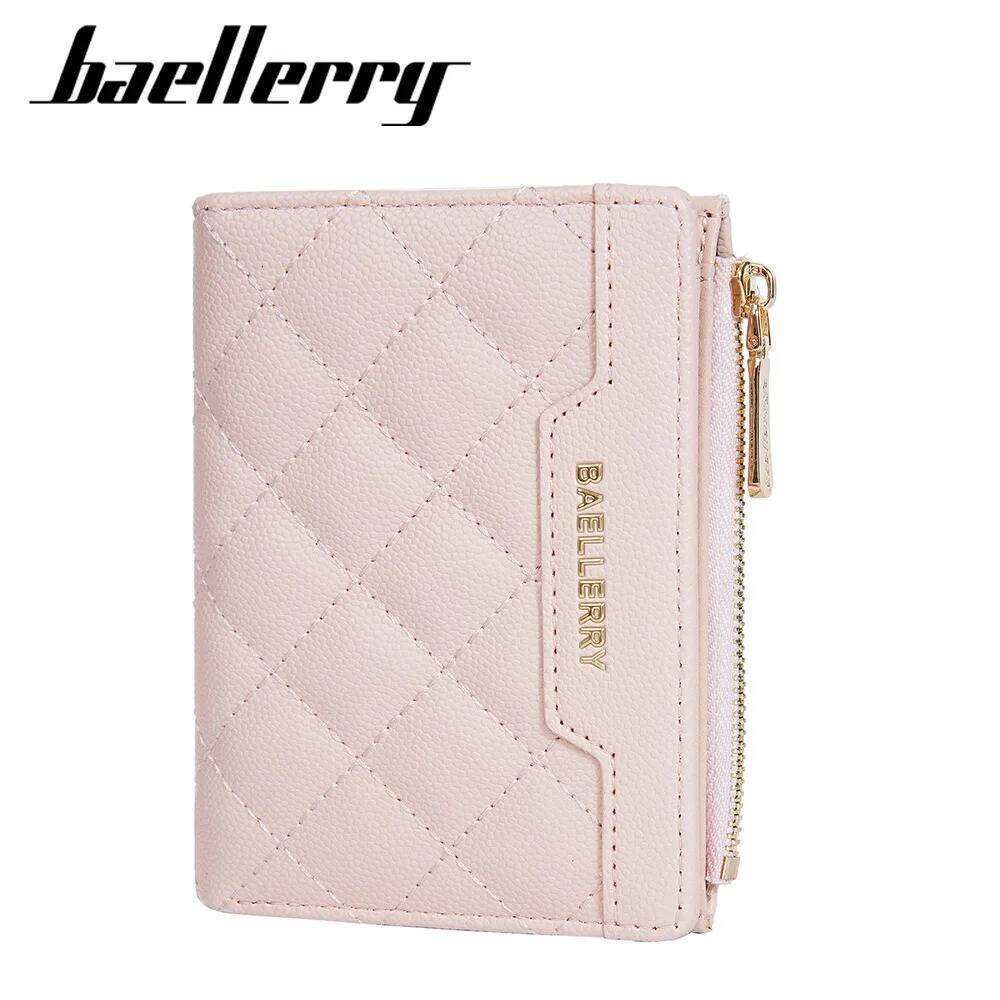 Baellerry Cute Small Purse for Women 2025 - PU Zipper Coin Pouch with Wristlet, Travel Mini Card Holder Y260206