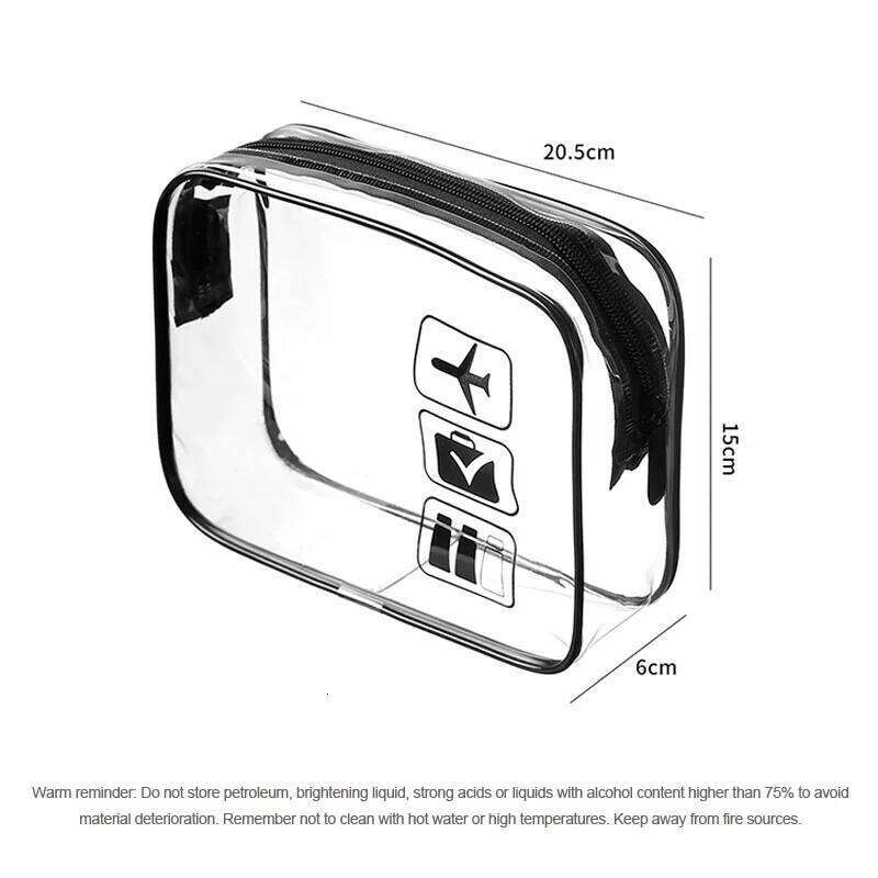 Cosmetic Woman Travel Organizer for Women's Bag Toiletry Kit Women Makeup Transparent Pouch HZB09 Y260206