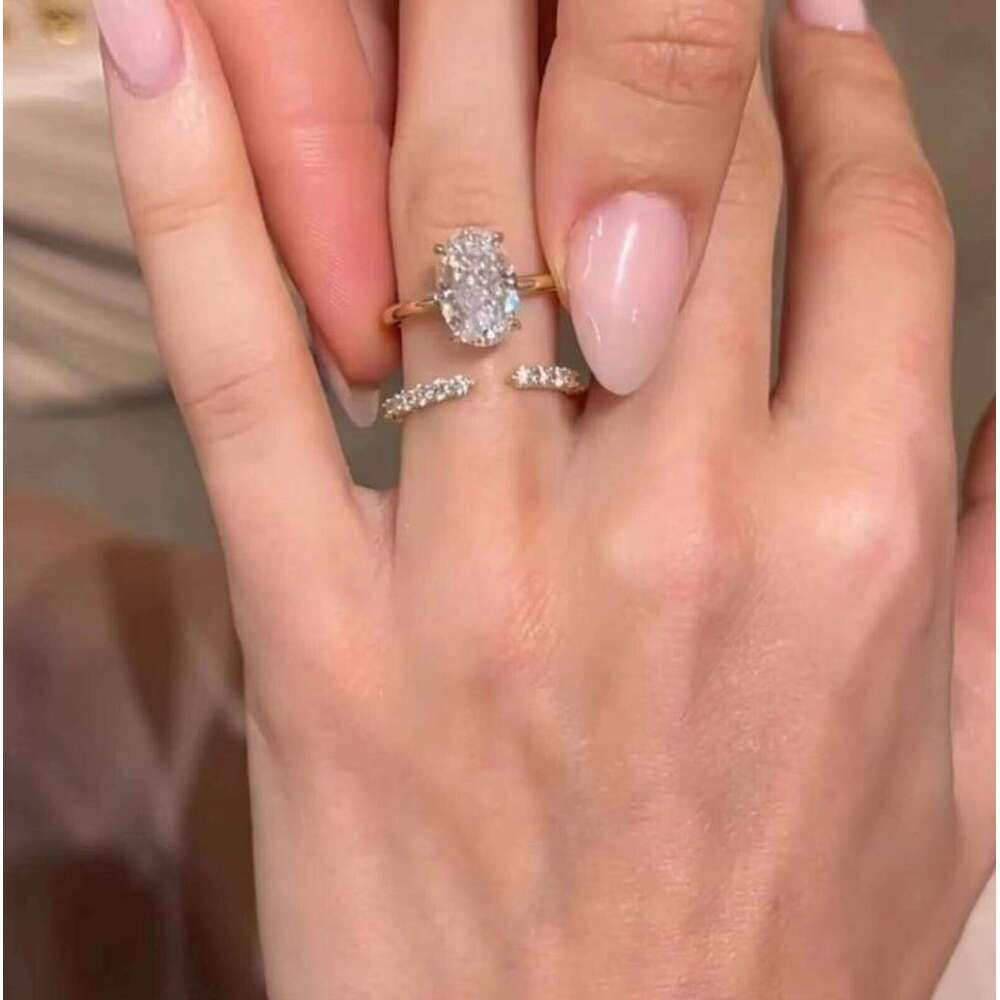 Premium Quality 10K Solid Gold Moissanite Diamond Ring Engagement & Wedding Use Available For Worldwide Supply