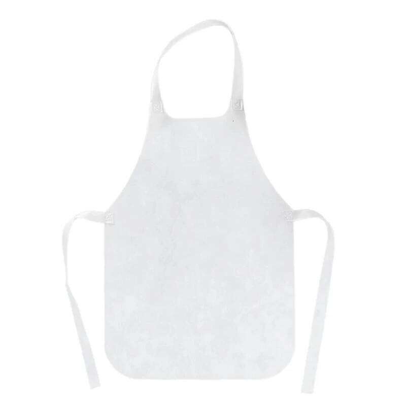 10-20Pcs Non Woven Disposable Aprons Solid Color Household Cleaning Kitchen Cooking Anti-fouling Restaurant Barbecue Apron S260205