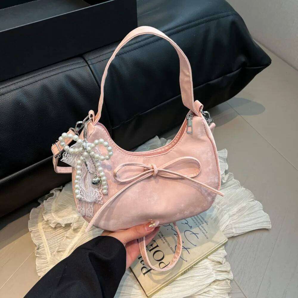 Fashionable Pure Color Women's Handbag Versatile Shoulder Crossbody Stylish Casual Single Strap Satchel Handheld Bag New Y260205