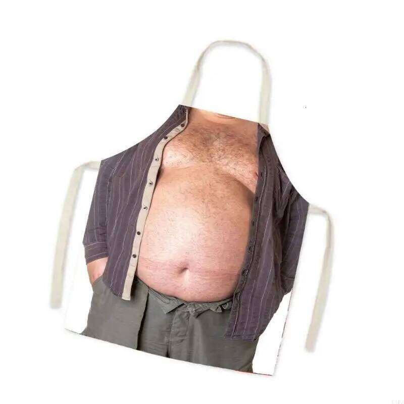 Funny 3D Printed Great for BBQs Themed Event Practical and Fade Resistant Home Kitchen Cooking Apron S260205