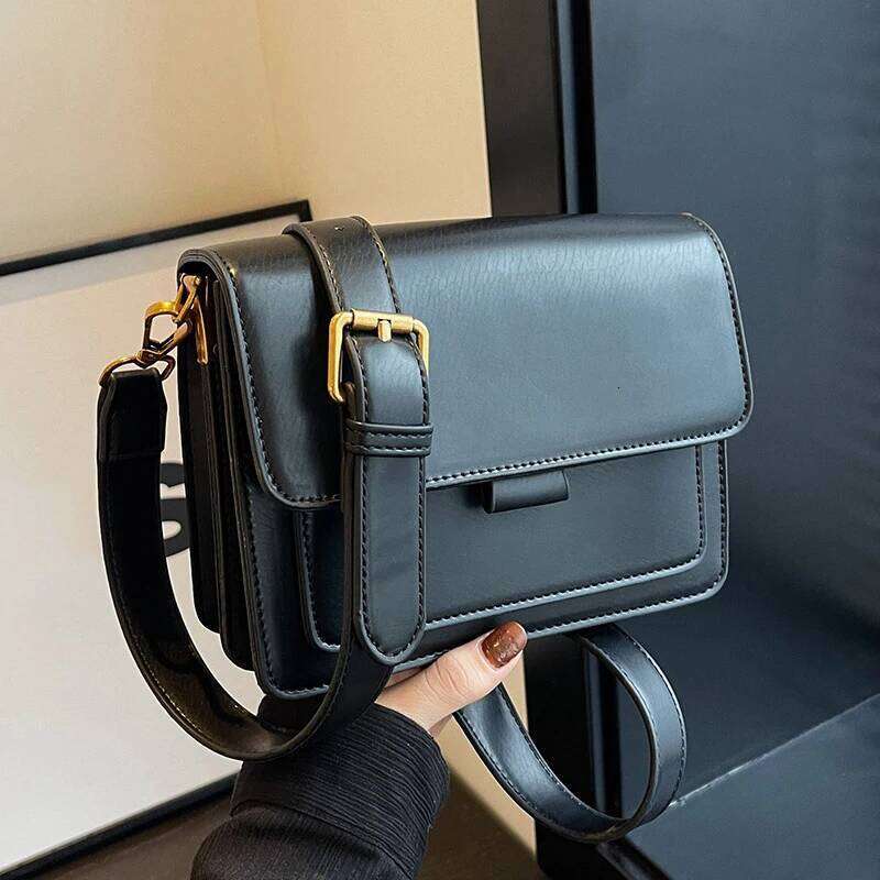 Sewing Thread Women's Shoulder Pu Hasp Ladies Crossbody Bags on Sale 2024 High Quality Free Shipping Bolsas Femininas XJ260129