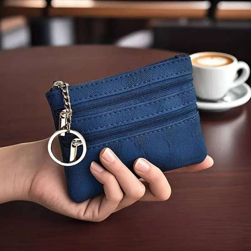 Change Women's Card Bags Fashionable Key Mini Coin Bag Portable And Simple Keychain Small Wallet Y260206