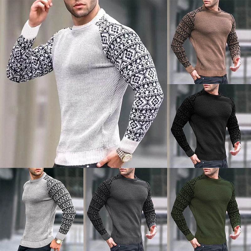 Men's Waffle Knit Long Sleeve Base Layer T-Shirt, Pullover 2-Piece Casual Set, Premium Feel Men's Loungewear