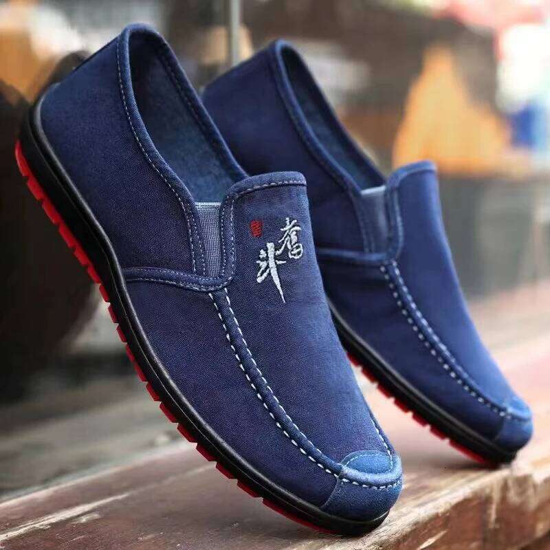 Men'S Spring Anti Slip Wear Resistant Work Soft Soled Comfortable Single Fashionable And Versatile Casual Shoes