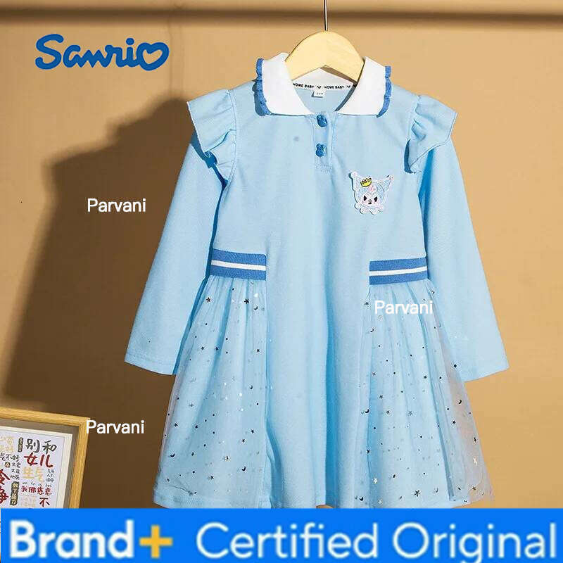 Sanrio Fluffy Short Sleeved Princess Style Skirt Summer Collection Girls Clothing H260206 - view 7
