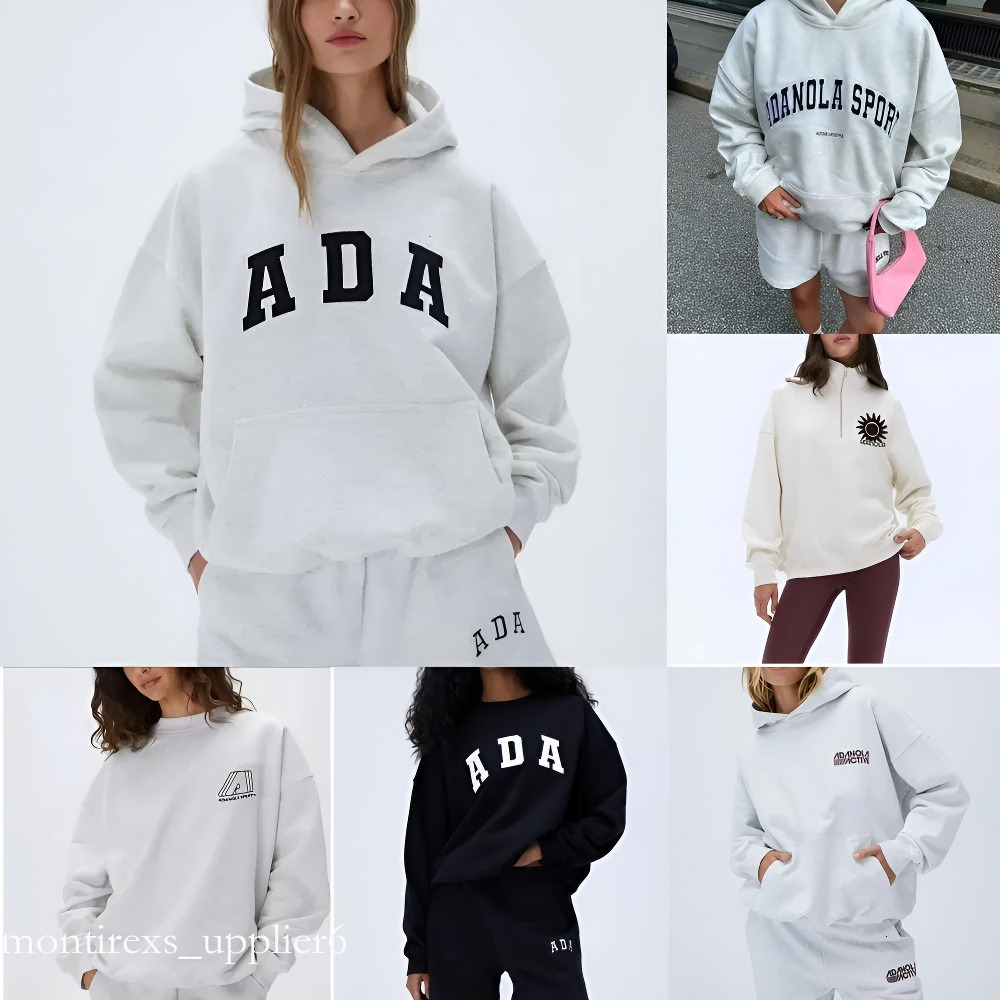Top Adonola Women's High Quality Sweatshirts Fashion Ada Clothing Logo Long Sleeve Pullover Man Casual Sportswear Adanolalies Hoodie 889 a71