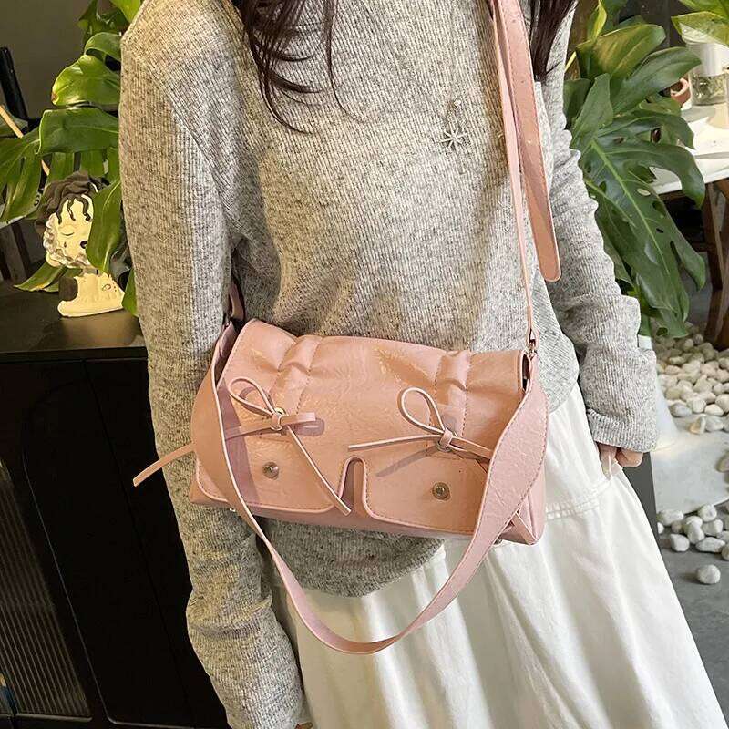 Bow Crossbody for Women Shoulder Armpit Bag Luxury Designer Bags Purse and Handbags Bolsos De Mujer Sac Y260205