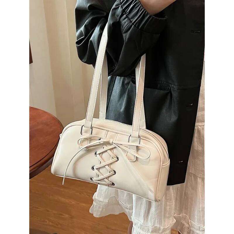 Large Capaci Women's Underarm Handbag 2025 New Autumn Winter Retro Single oulder Commuting Pillow Bag Y260205