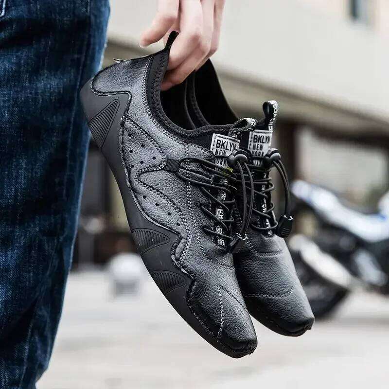 Fashionable Men's Bare Boots Breathable Retro Trendy Street Style Casual Fitness Training Daily Activity Commuting Shoes